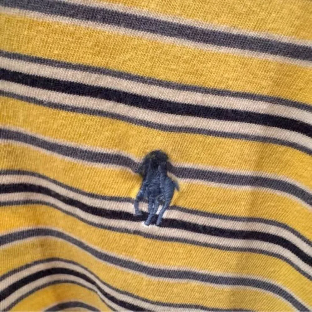 Polo Ralph Lauren Striped Polo Shirt - Size Medium